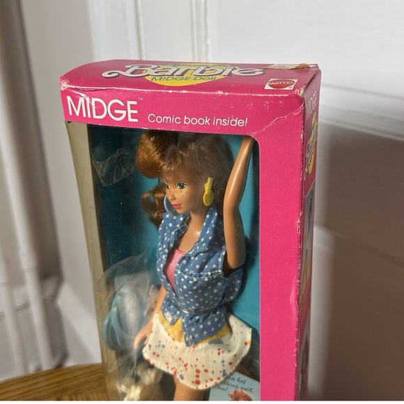 California Dream Barbie Doll Midge 1987 Red Hair 4442 Comic Book Vintage Mattel - Picture 11 of 16